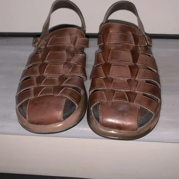 Dansko Brown Leather Sandals - Picture 5 of 11
